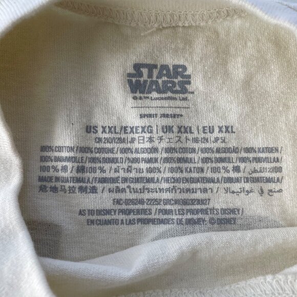 Star Wars Spirit Jersey Wanted Grogu Oversized T-Shirt XXL Disney Parks‎ Unisex - Picture 3 of 12